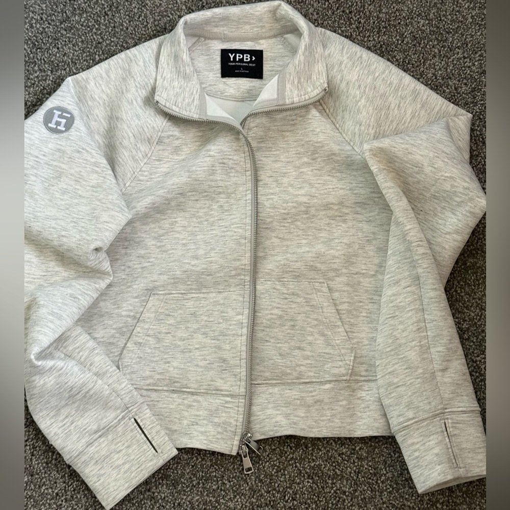 YPB Women's Light Gray Athletic Jacket